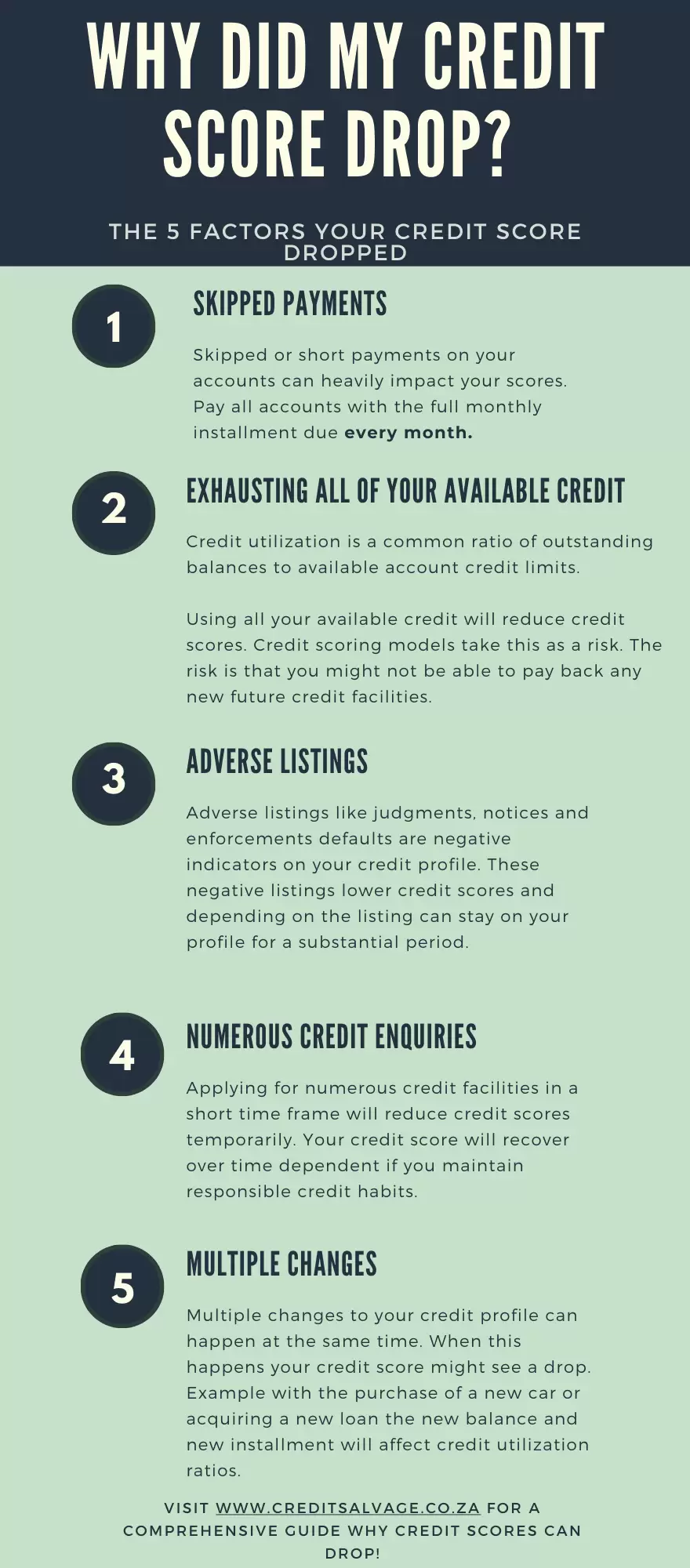 Why_did_my_Credit_Score_drop_CreditSalvage_Credit_Clearance_infographic image Why did my Credit Score drop CreditSalvage Credit Clearance infographic